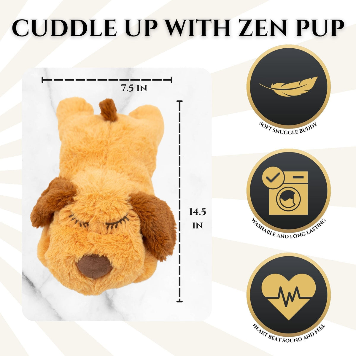 Zen Pup w/Anxiety Reducing Heartbeat